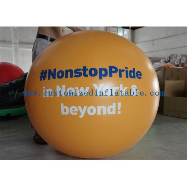 Durable Giant Inflatable Advertising Balloon , Flying Promotional Helium Balloons