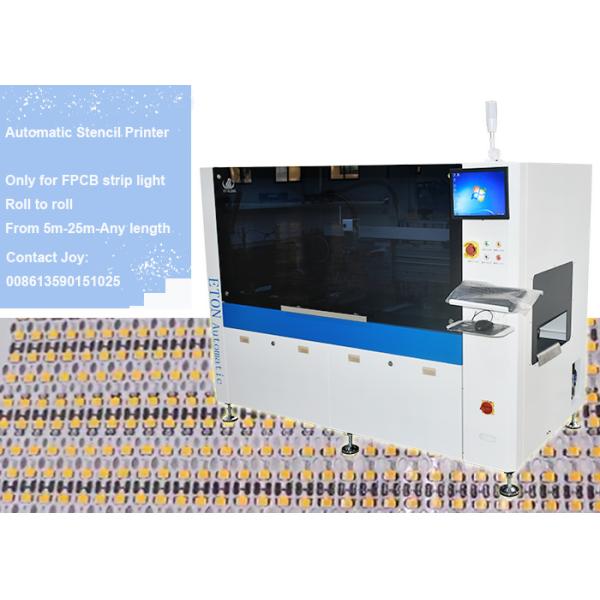 LED Strip Light Automatic Stencil Printer Machine 260mm Max pCB width programmable