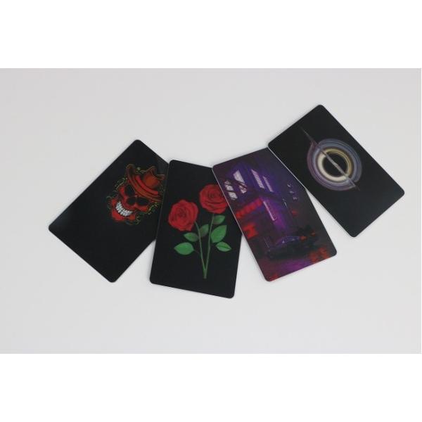 Quality PVC PET Material Nfc Read Rfid Card Blue Submate Layout Active 7816 Interface for sale