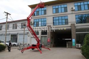 China Small Towable Electric Lightweight Articulating Boom Lift Easy Operation on sale