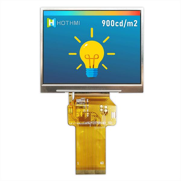 Sunlight Readable TFT LCD Display Modules 3.5 Inch RGB Interface TFT-H035A6QVIST9N40