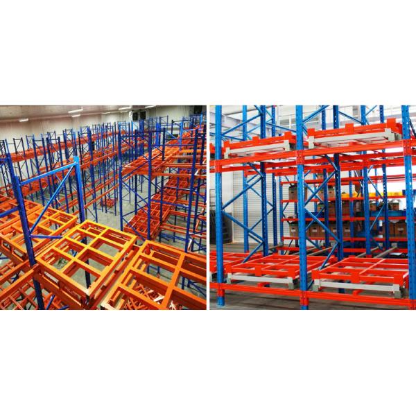 Push Back Pallet Rack High Density Warehouse Storag Rack