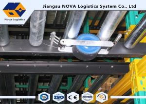 China CE Industrial Carton Flow Steel Rack , Gravity Rolling Racking System wholesale