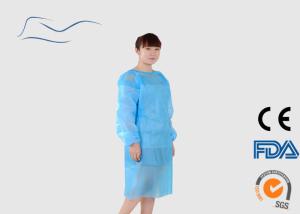 China Lightweight Disposable Isolation Gowns PP / PE Material Neck / Waist Ties wholesale