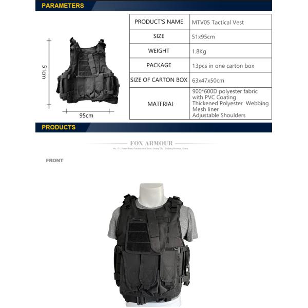 MTV11 Special Tactical Vest Personal Protective Tactical Vest