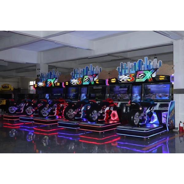 Dreamland super dynamic X5 double players motorcycle game machine adults arcade simulator driving car games