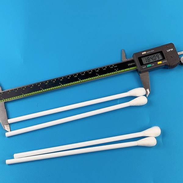 7.4 Inch Disposable Cotton Swab Medical With Big Head Hole On Handle Cleaning Sticks