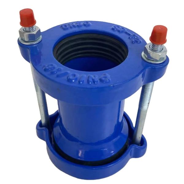 EN545 Large Range Flexible Bolt Gibault Joint Carbon Steel PN10/16 PVC Pipe Universal Coupling