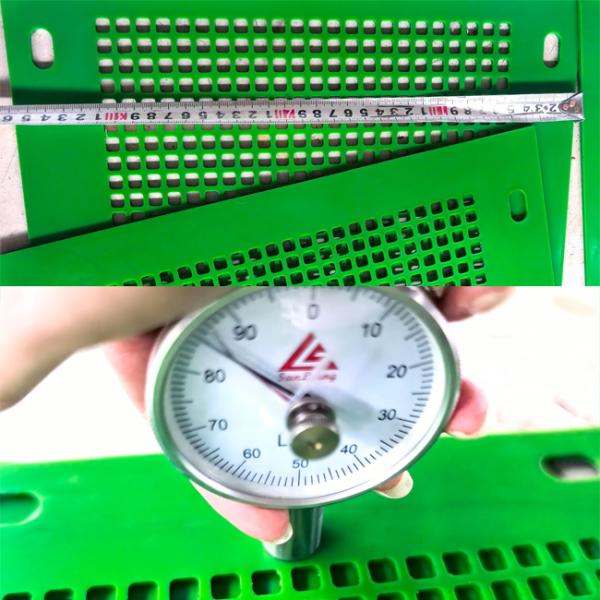 Side view of Polyurethane Flip-Flop Screen Panel