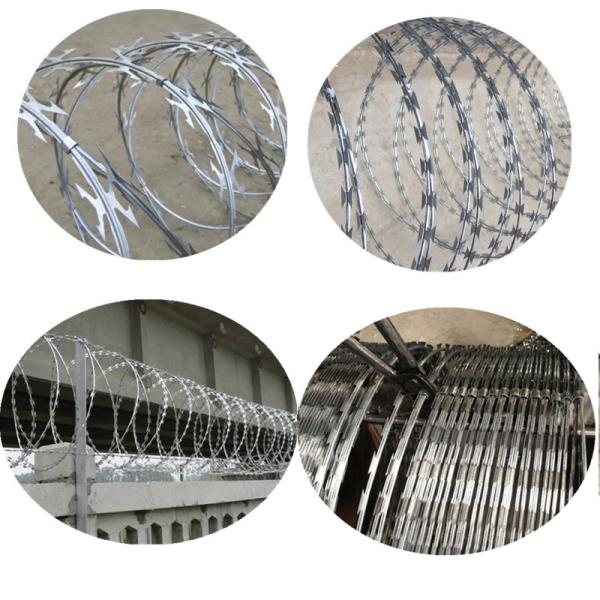 Dovetail Clips NATO Razor Wire Fittings Galvanised Steel ISO Certificate