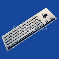 China Cherry Key Switch Kiosk Rugged Trackball Keyboard IP65 Panel Mounting wholesale