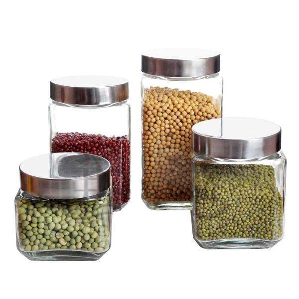 Commercial-Grade Airtight Glass Jars With Lids|Bulk Food Storage Container|OEM Solutions