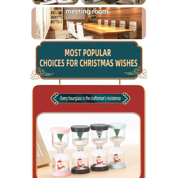 One Minute Kids Sand Timer Mini 1/3/5/10/15/30/60 Pink Christmas Hourglass Minutes Sand Watch