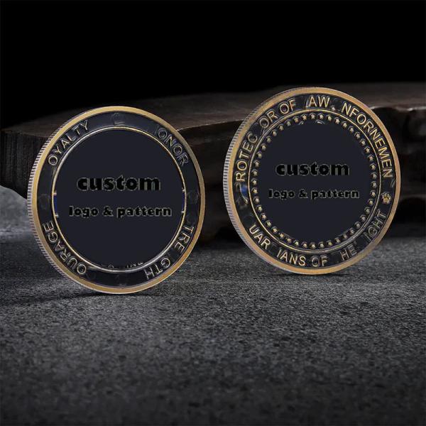Promotional Souvenir Metal Coin Euro Customized Metal Commemorative Coin Metal Custom Gold Challenge Coin