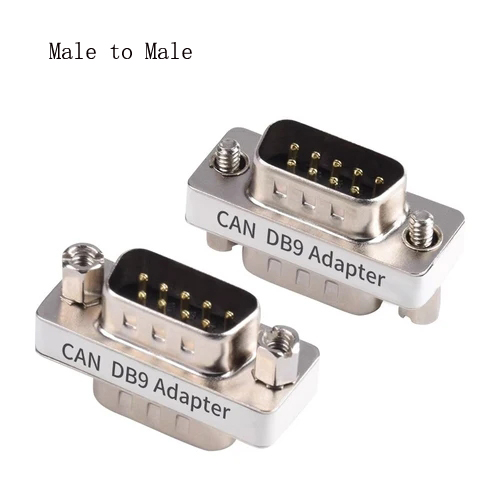 DB9 to CAN Bus Interface Adapter With Pin-2 Pin-7 120 Ohm Resistance For Vehicle Diagnostic Analysis