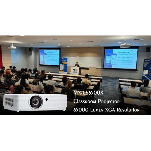 High Brightness 6500 Lumen Multimedia Projector For Classroom