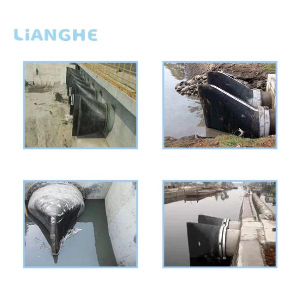 Weather Resistance Rubber EPDM Flanged Duckbill Check Valve 8Inch