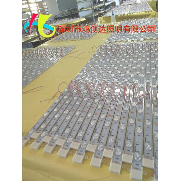 High Brightness Aluminum LED Strip Light Lens 12W 12V Rigid LED Strip Light