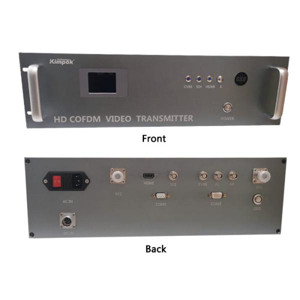 200km COFDM Digital Video Transmitter 100W Vehicle Mounted Wireless Video Sender