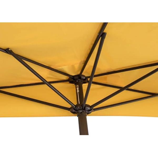 Modern Commercial Grass Patio Umbrella For Shade Scallop Edgen 150cm