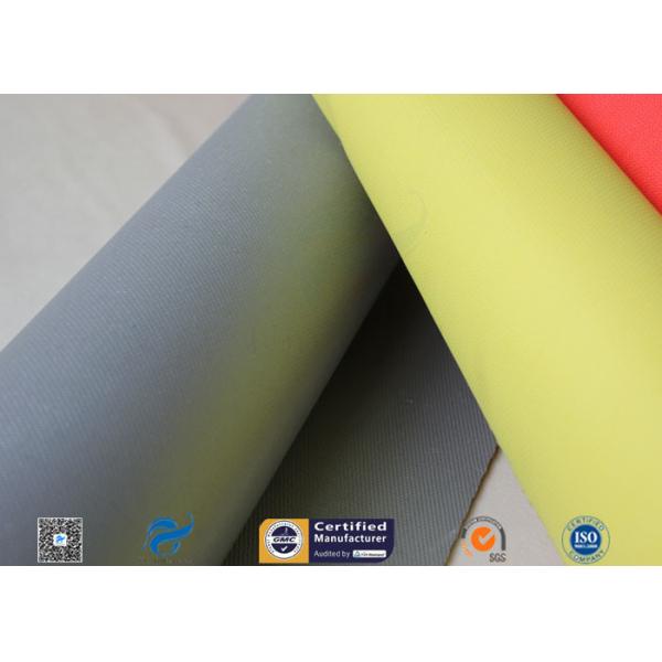 Silicone Coated Fiberglass Fabric 28.3OZ 0.65MM Grey Fire Smoke Curtain Cloth