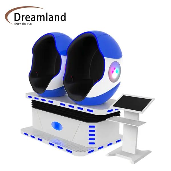Double Seat 9d Vr Egg Chair Electric With Motion Platform 19"/21"/ 42" Touch Screen
