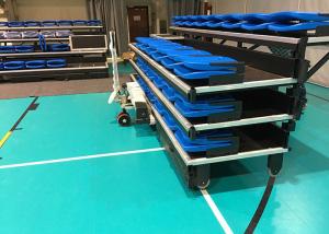 Portable Telescopic Seating Systems Foldable Seat Blow - Molded For Different Events