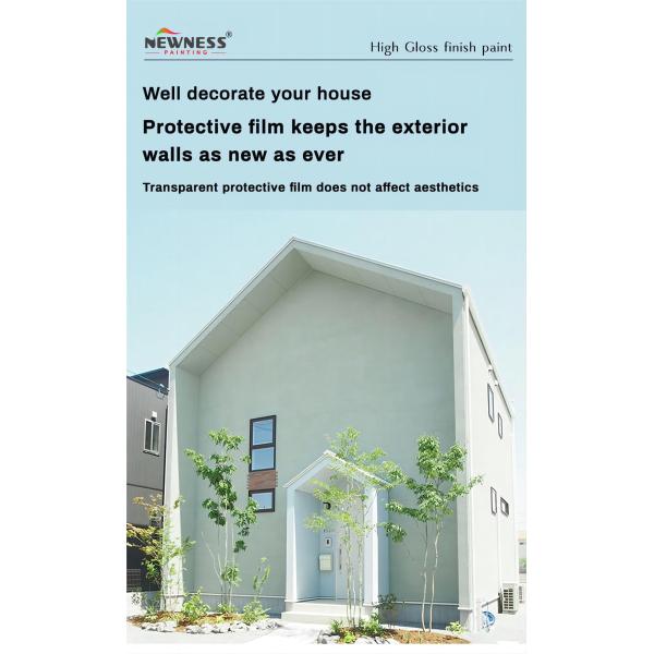 Acrylic Waterproof Wall Paint With High Gloss Finish For Glossy And Waterproof Coating