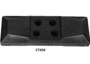 Smooth Ride Excavator Rubber Pads 450mm For Komatsu / Volvo Constuction Machine