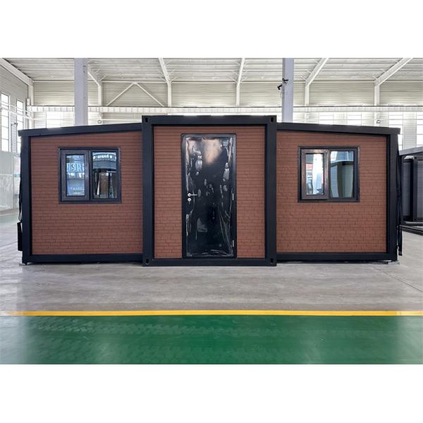20-foot red brick pattern expansion container house
