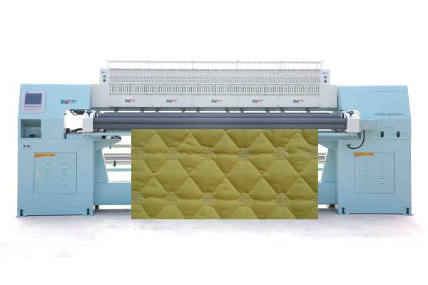 Quality 5.5kw High Speed Rotary Hook Quilting Sewing Machine With Computer Control System for sale