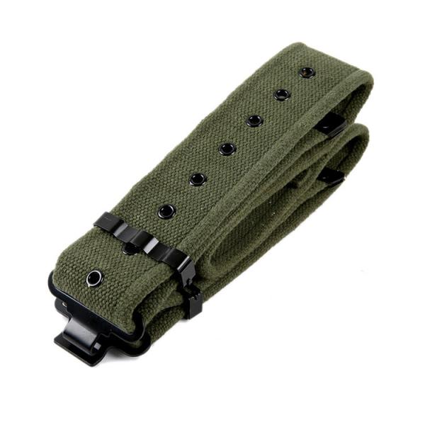 Cotton Army Elastic Belt Womens Military Elastic Waist Belt For Dresses