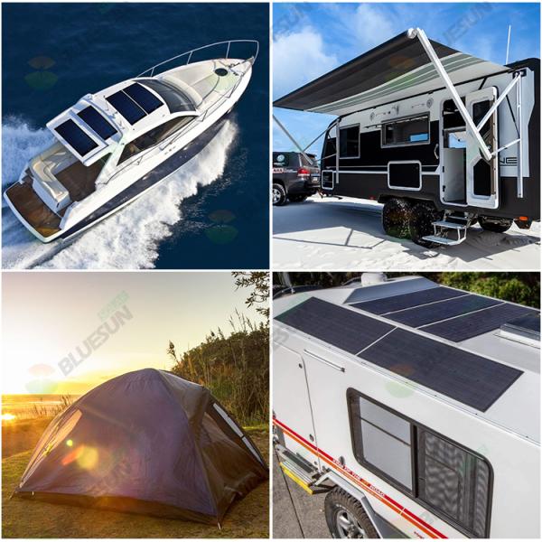 Bluesun Custom 135W Semi Flexible Solar Panel 60W 110W 160W Solar Panel Flexible Folder