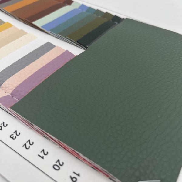 Car Seat Lychee Grain PVC Leather Fabric Embossed Pattern 1.0mm Thick