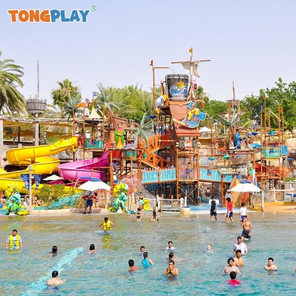 Fiberglass Tsunami Wave Pool Big Artificial Water Park Equipment