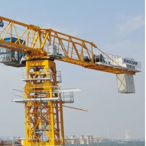 6t Capacity Topkit Tower Cranes Flattop Qtz80