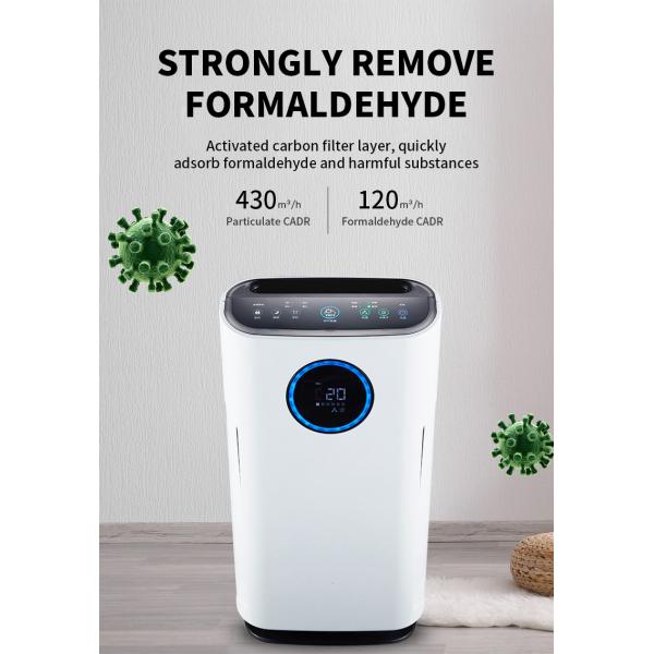 Factory Supply PM2.5 Household Office Smart Air Purifier Hepa Filter Ionizer Air Purifier Home