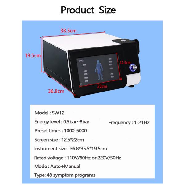 Body Pain Extracorporeal Shockwave Therapy Machine For ED Erectile Dysfunction