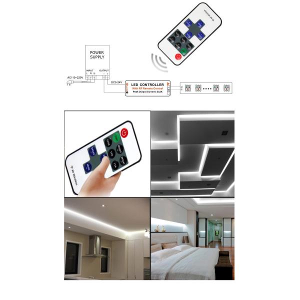 11 Key Remote Led Dimmer 5V 12V 24V Remote Dimmer For Led Lights