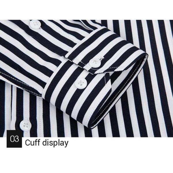Striped Custom Men Work Shirts Tailored Dress Shirts Multi Color Optional