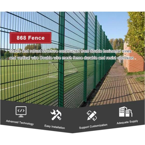 1.03m Double Wire Welded Mesh Fence Protective Community Garden Guardrail 868 656