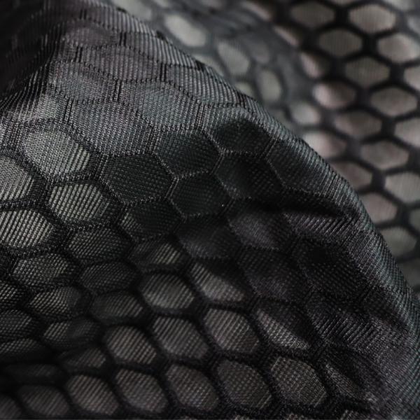 100% Polyester Mesh Fabric Knitted Airmesh Breathable Spacer Mesh Fine Black Mesh Fabric