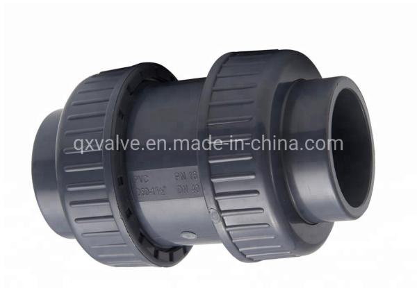 Quality UPVC/PVC Socket Single/Double Union Ball Valve for Water Supply Customized Request for sale