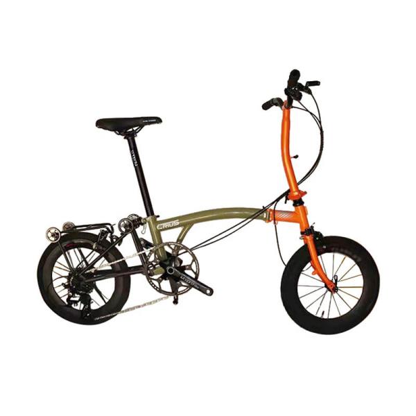 16 inch Crius folding bike 349 V brake 8 speeds 9 speeds Chrome-molybdenum Steel frame