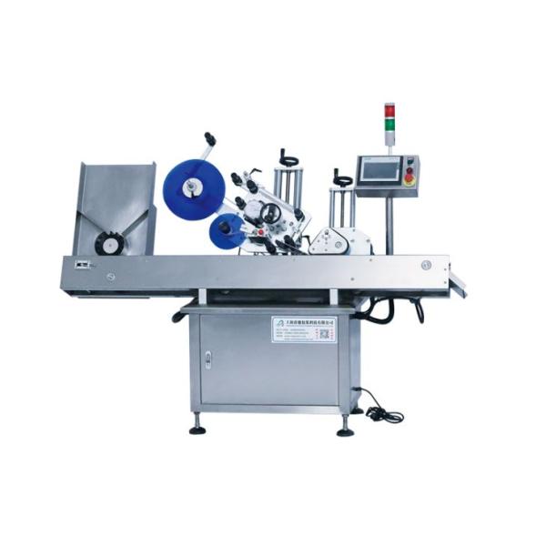 75mm Core Adhesive Automatic Sticker Labeling Machine Customized For Flat Surface
