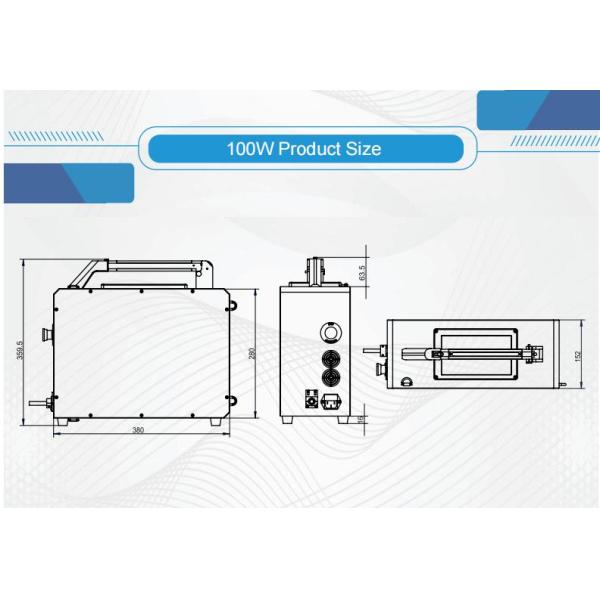 Portable 200w 300w 500w 1000w Pulsed Laser Cleaning Machine for Wood Paint Stone Metal Laser Cleaner Retail Essential