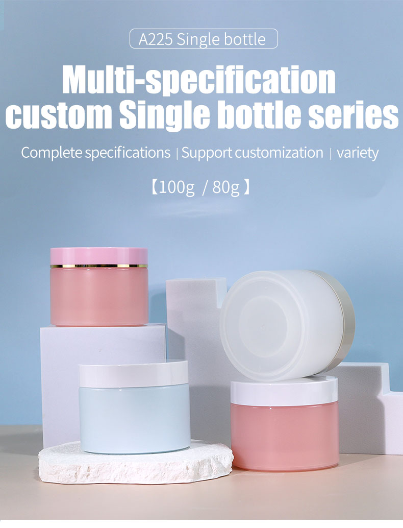 Double Wall PP 100g 3.38oz Cosmetic Jars for Body Butter Jars Cream Material Face Mask Hair Oil Packaging Containers