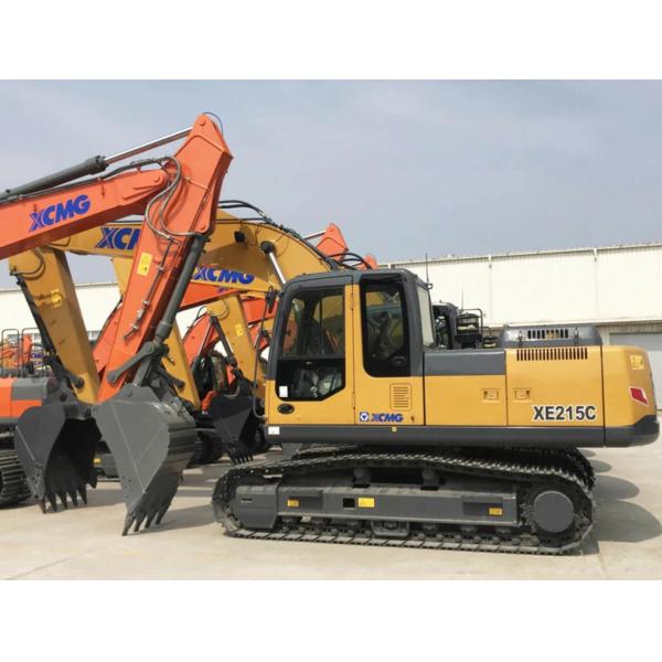 Orange Used XCMG Excavator XE215C Second Hand Kobelco Excavators
