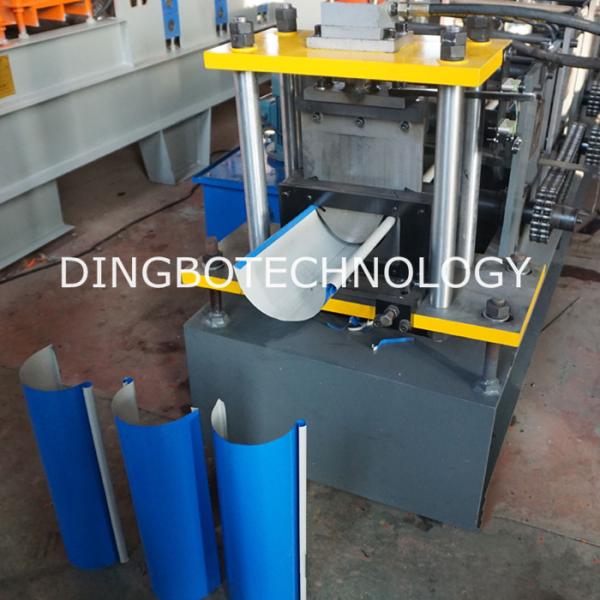 Customized Half Round Gutter Roll Forming Machine For Making Rainwater Gutter