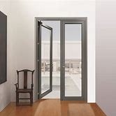 China Restaurant Bar Counter Aluminium Glass Hinged Door wholesale